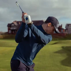 FootJoy Men's Glen Plaid Chill-Out Golf Midlayer