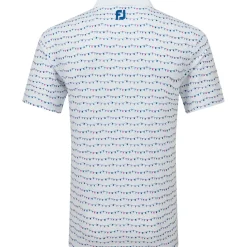FootJoy Men's Golf Course Doodle Pique Golf Polo Shirt