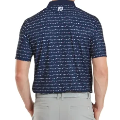 FootJoy Men's Golf Course Doodle Pique Golf Polo Shirt