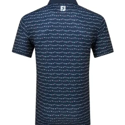 FootJoy Men's Golf Course Doodle Pique Golf Polo Shirt