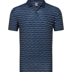 FootJoy Men's Golf Course Doodle Pique Golf Polo Shirt