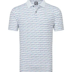 FootJoy Men's Golf Course Doodle Pique Golf Polo Shirt