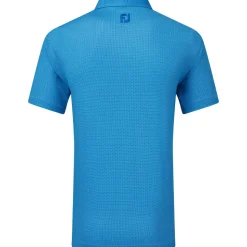 FootJoy Men's Octagon Print Lisle Golf Polo Shirt