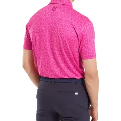 FootJoy Men's Painted Floral Golf Polo Shirt