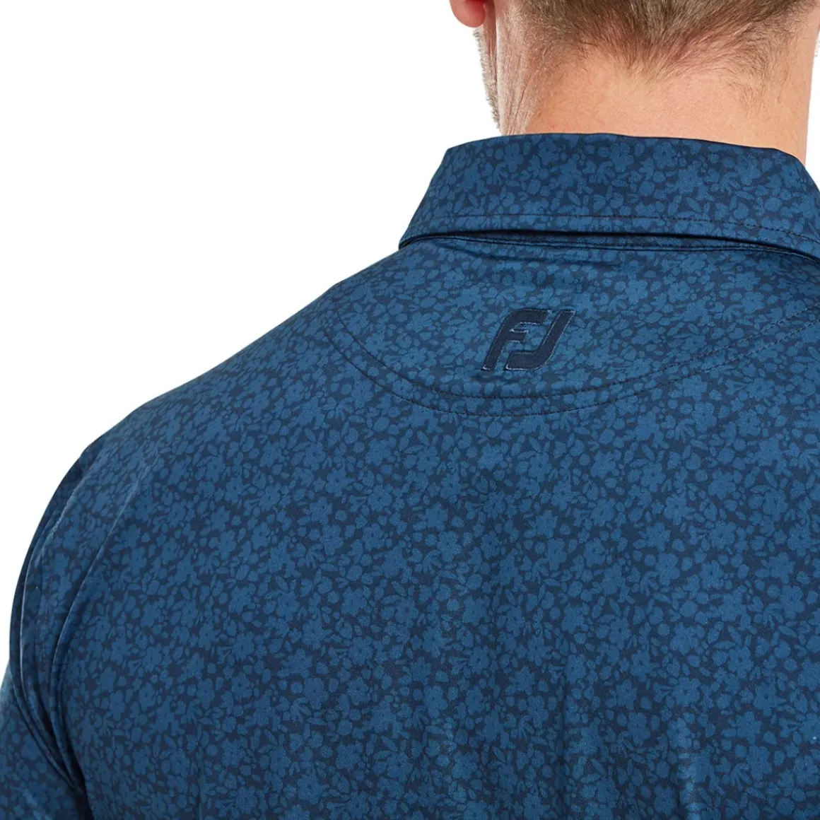 FootJoy Men's Painted Floral Golf Polo Shirt