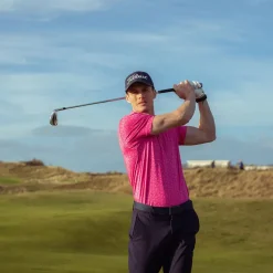 FootJoy Men's Painted Floral Golf Polo Shirt