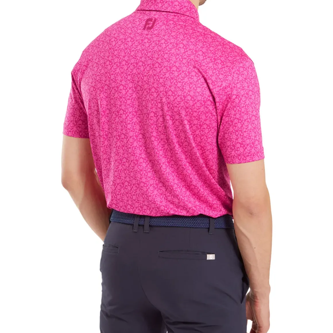 FootJoy Men's Painted Floral Golf Polo Shirt