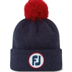 FootJoy Men's Pom Solid Knit Golf Hat