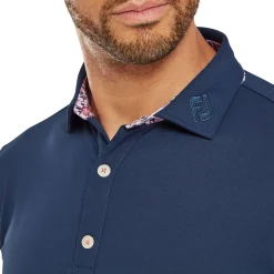 FootJoy Men's Primrose Trim Pique Golf Polo Shirt