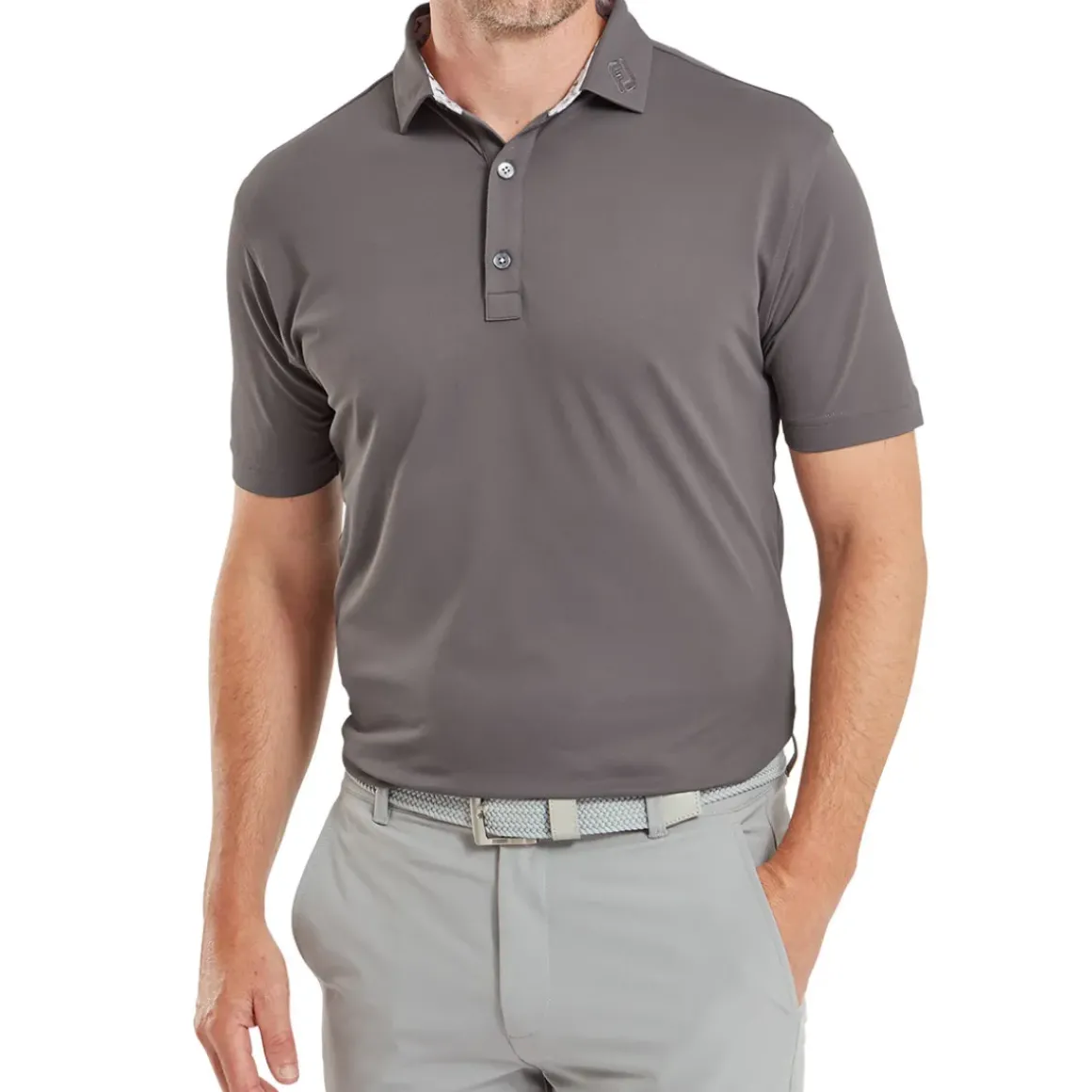 FootJoy Men's Primrose Trim Pique Golf Polo Shirt