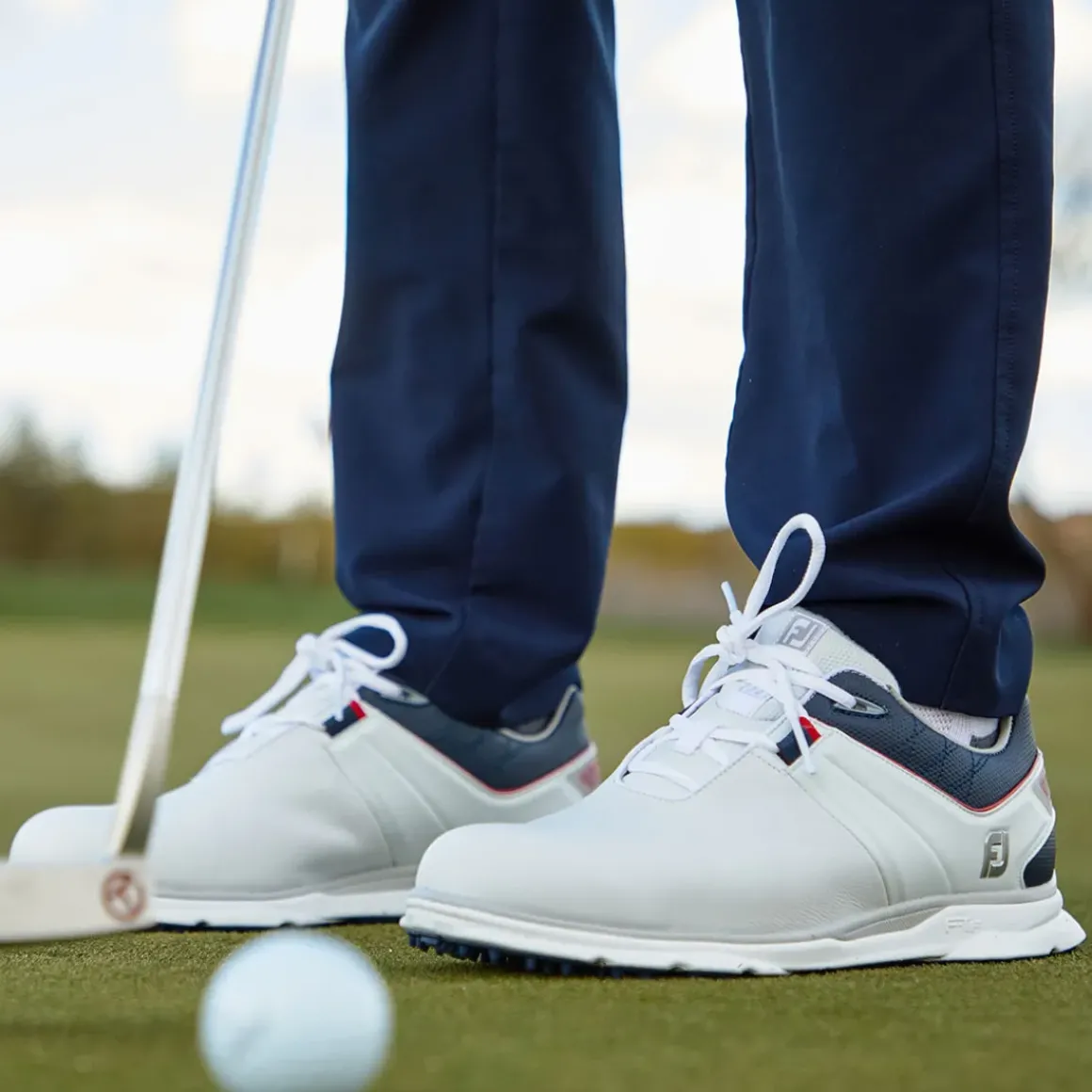 FootJoy Men's Pro SL Waterproof Spikeless Golf Shoes