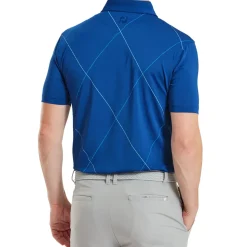 FootJoy Men's Raker Print Lisle Golf Polo Shirt