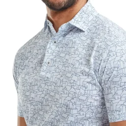 FootJoy Men's Scottish Town Lisle Golf Polo Shirt