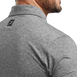 FootJoy Men's Scottish Town Lisle Golf Polo Shirt