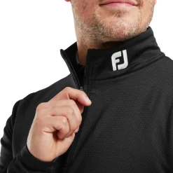 FootJoy Men's Spacer Knit Tonal Chill-Out Half Zip Golf Mid Layer