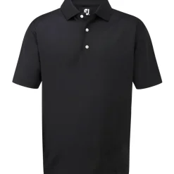 FootJoy Men's Stretch Pique Solid Knit Collar Golf Polo Shirt