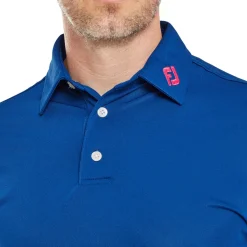 FootJoy Men's Stretch Pique Solid Colour Golf Polo Shirt