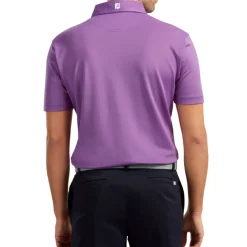 FootJoy Men's Stretch Pique Solid Colour Golf Polo Shirt
