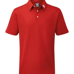 FootJoy Men's Stretch Pique Solid Colour Golf Polo Shirt