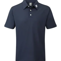 FootJoy Men's Stretch Pique Solid Colour Golf Polo Shirt