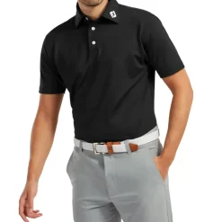 FootJoy Men's Stretch Pique Solid Colour Golf Polo Shirt