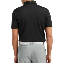 FootJoy Men's Stretch Pique Solid Colour Golf Polo Shirt