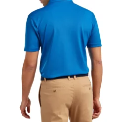 FootJoy Men's Stretch Pique Solid Colour Golf Polo Shirt