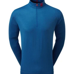 FootJoy Men's Tonal Print Knit Half Zip Golf Midlayer
