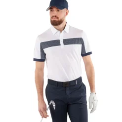 Galvin Green Men's Mills Chest Print Golf Polo Shirt