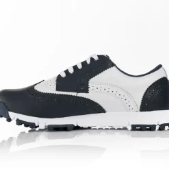GOLFINO Ladies Aurora Brogue Waterproof Spikeless Golf Shoes