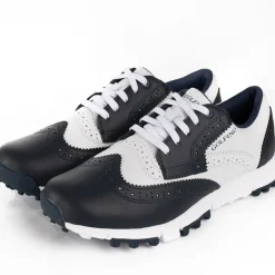 GOLFINO Ladies Aurora Brogue Waterproof Spikeless Golf Shoes