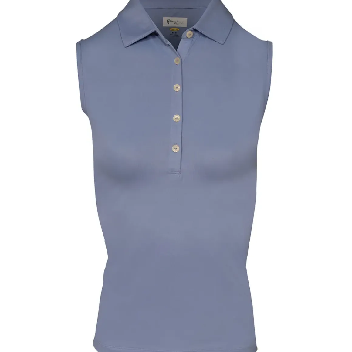 Greg Norman Ladies Freedom Pique Sleeveless Golf Polo Shirt
