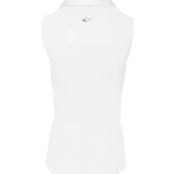 Greg Norman Ladies Freedom Pique Sleeveless Golf Polo Shirt