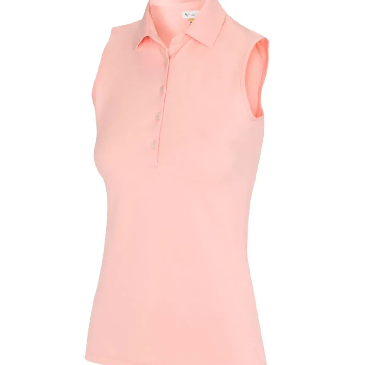 Greg Norman Ladies Freedom Pique Sleeveless Golf Polo Shirt