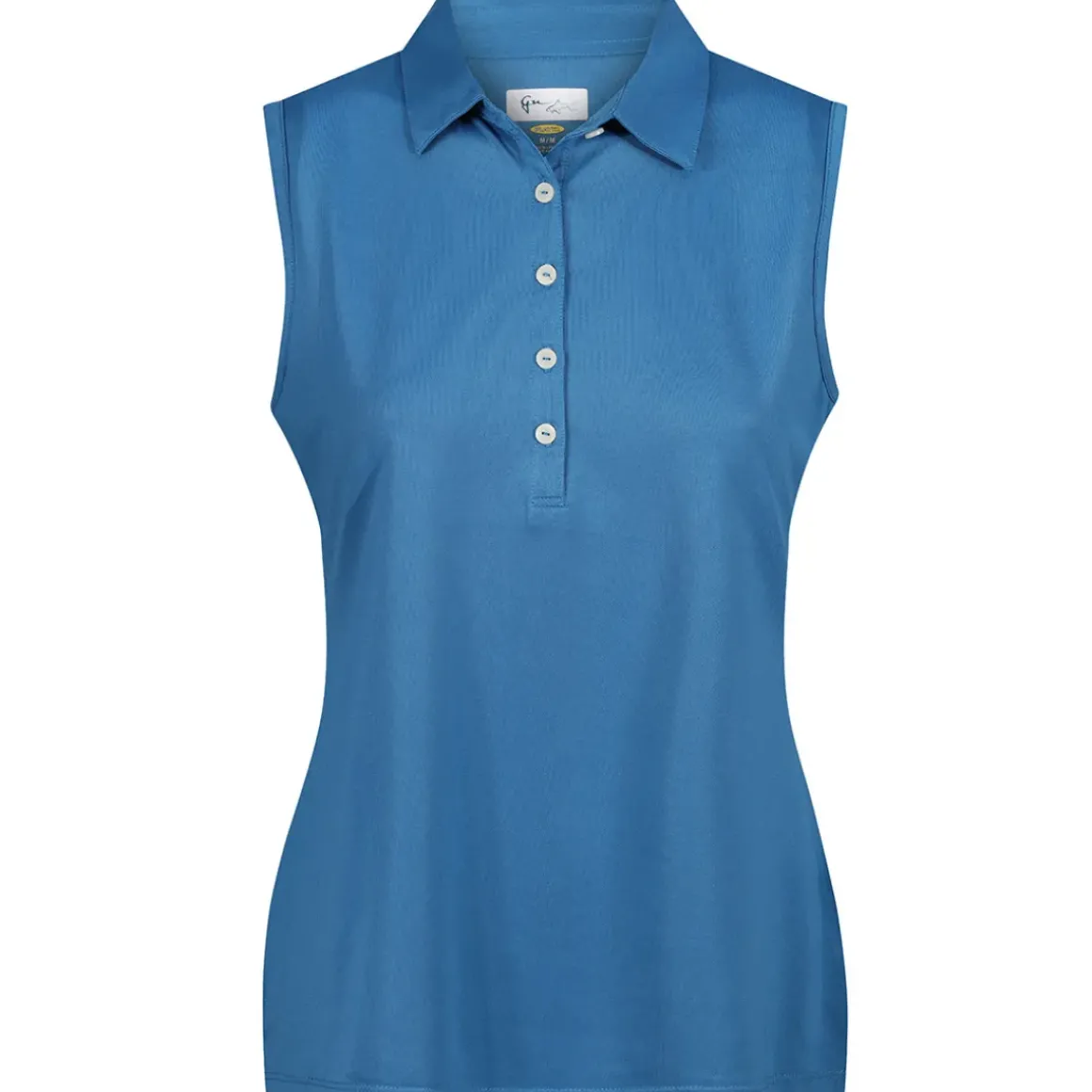 Greg Norman Ladies Freedom Pique Sleeveless Golf Polo Shirt