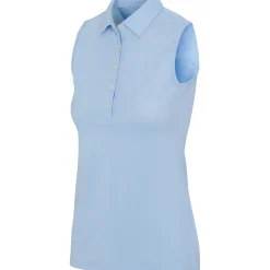Greg Norman Ladies Freedom Pique Sleeveless Golf Polo Shirt