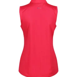 Greg Norman Ladies Freedom Pique Sleeveless Golf Polo Shirt