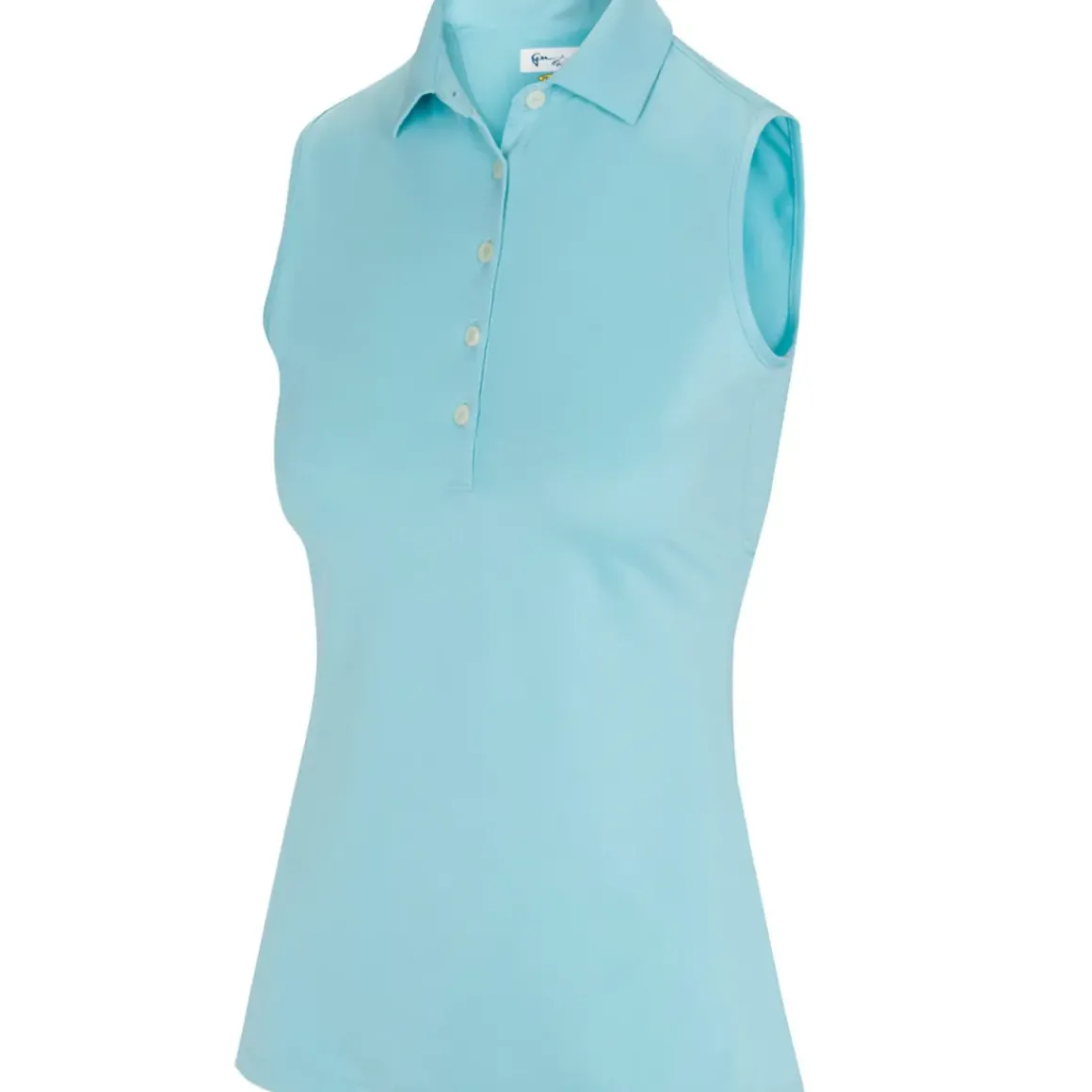 Greg Norman Ladies Freedom Pique Sleeveless Golf Polo Shirt