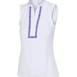 Greg Norman Ladies Mira Sleeveless Golf Polo Shirt