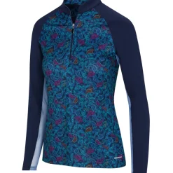 Greg Norman Ladies Paisley Golf Mid layer