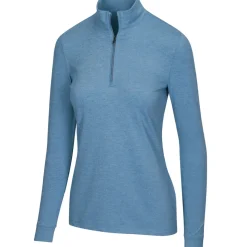 Greg Norman Ladies Peached Golf Midlayer