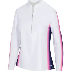 Greg Norman Ladies Salvador Half Zip Golf Mid Layer