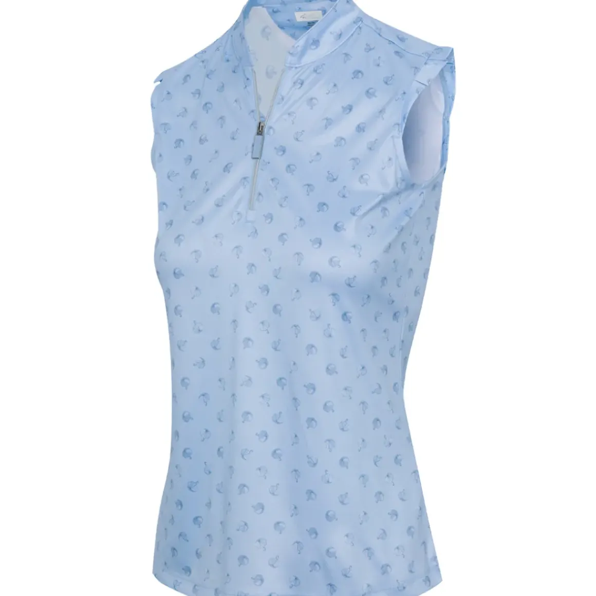 Greg Norman Ladies Solaria ML75 Sleeveless Golf Polo Shirt