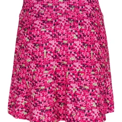 Greg Norman Ladies Tile Print Pull-On Golf Skort