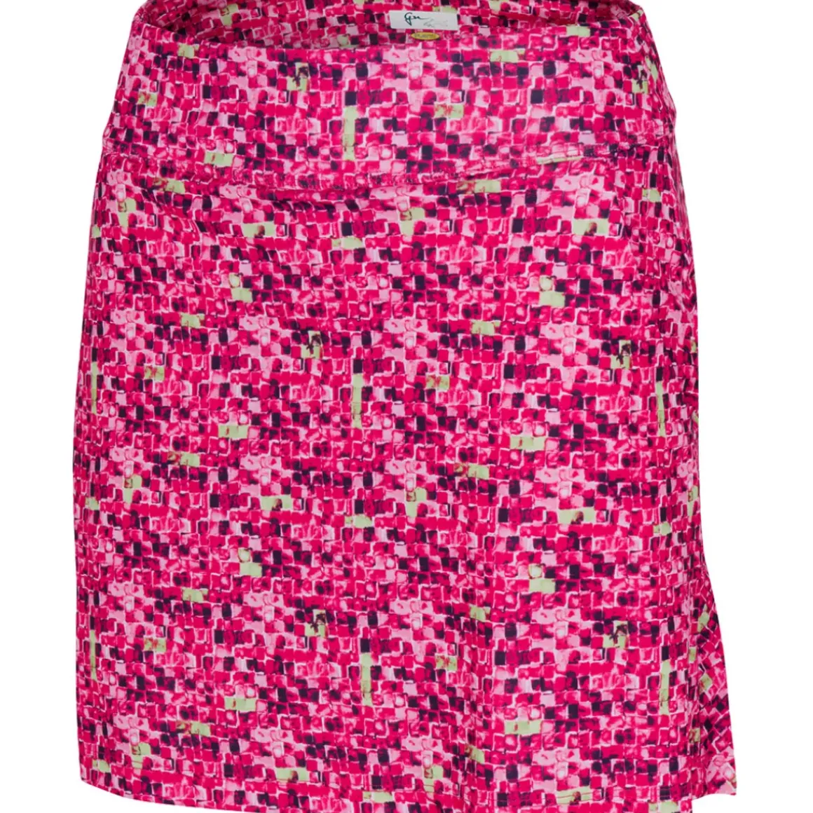 Greg Norman Ladies Tile Print Pull-On Golf Skort