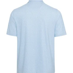 Greg Norman Men's Abstract Shark Tooth Golf Polo Shirt