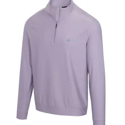 Greg Norman Men's Backswing Quarter Zip Golf Mid Layer