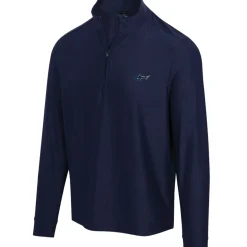 Greg Norman Men's Backswing Quarter Zip Golf Mid Layer