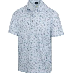 Greg Norman Men's Crosshatch Golf Polo Shirt