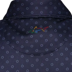 Greg Norman Men's Geo Fan Swirl Golf Polo Shirt